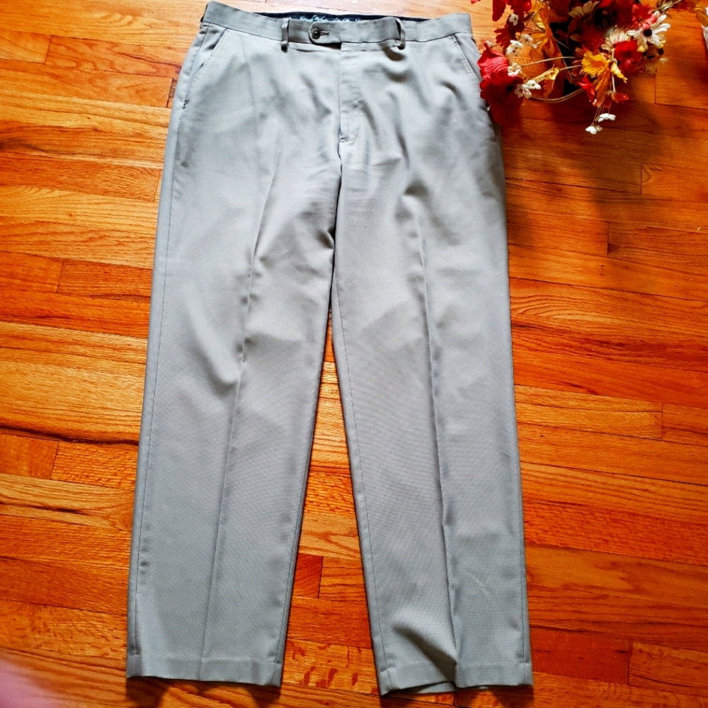 Kenneth Roberts Mens  Platinum tan trousers  W36/ L32 Office Academia